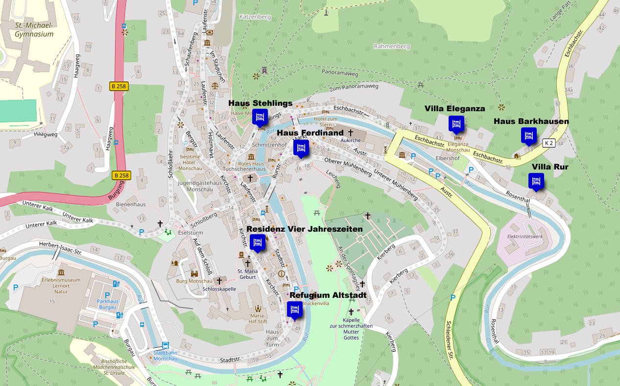 Alle Unterkünfte von monschau-fewo